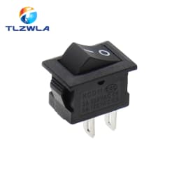5/10PCS KCD11 Rocker Switch 10*15mm Mini Push Button Switch ON-OFF / ON-OFF-ON 2 Pins / 3 Pins 3A 250VAC / 6A 125VAC 10x15mm