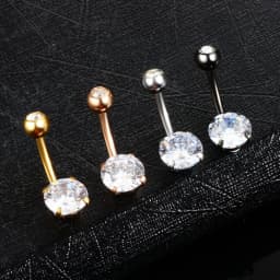 1PC Surgical Steel Navel Earring Belly Piercing Sexy Piercing Ombligo Gem Ear Piercings Navel Earring Body Jewelry Pircings