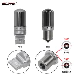 1pcs S25 Canbus 1156 BA15S P21W BAU15S PY21W 1157 7443 T20 7440 W21W LED Bulbs 3014 144smd Turn Signal Lights Brake Lamp 12V 24V