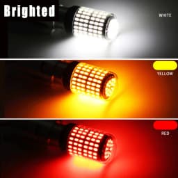 1pcs S25 Canbus 1156 BA15S P21W BAU15S PY21W 1157 7443 T20 7440 W21W LED Bulbs 3014 144smd Turn Signal Lights Brake Lamp 12V 24V