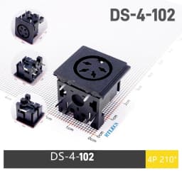 5/20 Pcs Female Din Connector Receptacle 2 3 4 5 6 7 8 9 13 Pin Circular Connector Right Angle PCB Solder Sockets Tin
