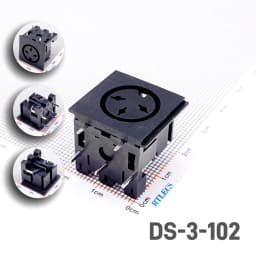 5/20 Pcs Female Din Connector Receptacle 2 3 4 5 6 7 8 9 13 Pin Circular Connector Right Angle PCB Solder Sockets Tin