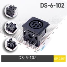 5/20 Pcs Female Din Connector Receptacle 2 3 4 5 6 7 8 9 13 Pin Circular Connector Right Angle PCB Solder Sockets Tin