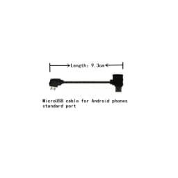 For DJI Mavic2/Mini//MiniSE Air Pro Control Micro USB to Phone Tablet Transmission Wire Android MicroUSB Type-C IOS Cable