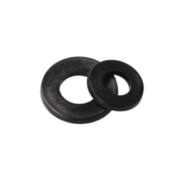 364Pcs Metric M2 M2.5 M3 M4 M5 M6 M8 Black Nylon Rubber Flat Ring Plain Repair Washer Furniture Gasket Assortment Kit