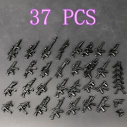 MOC Weaponry Rifle Pistol Equipment Set Guns Military Weapons Compatible Figures Building Block Brick Mini Children Toys Hobbies