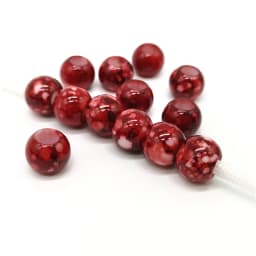 12mm Big Hole Round Beads for Jewelry Making Acrylic Beads Multicolor Loose Bead Jewelry DIY Accessory # 20pcs/lot