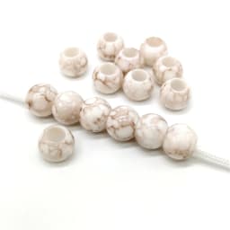 12mm Big Hole Round Beads for Jewelry Making Acrylic Beads Multicolor Loose Bead Jewelry DIY Accessory # 20pcs/lot
