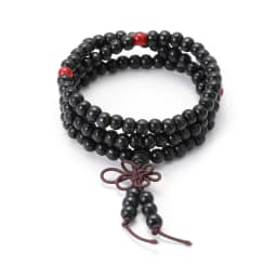 1Pc Wood Bead New Buddha Bracelet Buddhist Bangle Prayer Beads Copper Coin Women Men Lucky Religion Bracelets Charm Jewelry