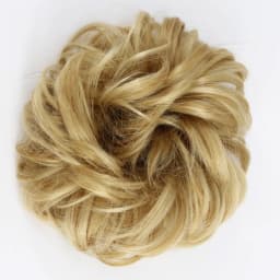 Azqueen Synthetic Messy Bun Chignon Donut Gary Brown Color Hair Bun Pad Elastic Hair Rope Rubber Band Hair Extensions