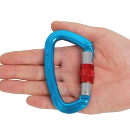 Outdoor Professional Rock Climbing Carabiner 25kN Lock D-shape Safety Buckle For Keys Tools Equipment