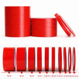 3/5/8/10/12/15/20/30/35/40/50/60mm Double Sided Adhesive Tape Acrylic Transparent No Traces Sticker LED Strip Car Fixed Tablet