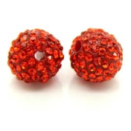 10mm 19 Colors Czech Crystal Rhinestones Pave Clay Round Disco Ball Loose Spacer Beads Bracelet Necklace Earring Making 10pcs/lo