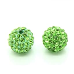 10mm 19 Colors Czech Crystal Rhinestones Pave Clay Round Disco Ball Loose Spacer Beads Bracelet Necklace Earring Making 10pcs/lo