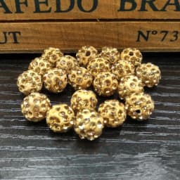 10mm 19 Colors Czech Crystal Rhinestones Pave Clay Round Disco Ball Loose Spacer Beads Bracelet Necklace Earring Making 10pcs/lo