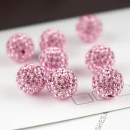 10mm 19 Colors Czech Crystal Rhinestones Pave Clay Round Disco Ball Loose Spacer Beads Bracelet Necklace Earring Making 10pcs/lo