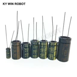 2-50pcs 10V 16V 25V 35V 50V High Frequency Low ESR Aluminum Capacitor 100UF 220UF 330UF 470UF 680UF 1000UF 1500UF 2200UF 3300UF