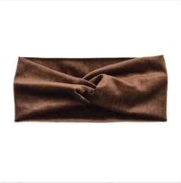 Fashion Solid Color Gold Velvet Cross Stretch Fabric Women Girl Headband Headpiece Turban Bandage Hair Accessories Headwear