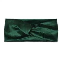 Fashion Solid Color Gold Velvet Cross Stretch Fabric Women Girl Headband Headpiece Turban Bandage Hair Accessories Headwear