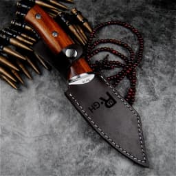 Japanese mirror-polished high-gloss 9CR18Mov knife - a practical outdoor self-defense blade for camping