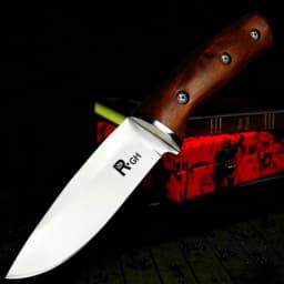 Japanese mirror-polished high-gloss 9CR18Mov knife - a practical outdoor self-defense blade for camping