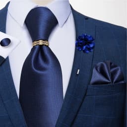 8cm Men Tie White Solid Necktie Men's Formal Wedding Party Ties Cufflinks Hanky Flower Brooch Set Men Gift Corbatas DiBanGu