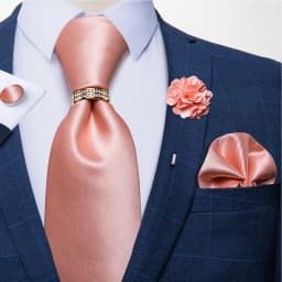8cm Men Tie White Solid Necktie Men's Formal Wedding Party Ties Cufflinks Hanky Flower Brooch Set Men Gift Corbatas DiBanGu