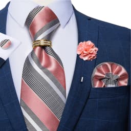 8cm Men Tie White Solid Necktie Men's Formal Wedding Party Ties Cufflinks Hanky Flower Brooch Set Men Gift Corbatas DiBanGu