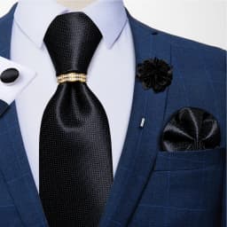 8cm Men Tie White Solid Necktie Men's Formal Wedding Party Ties Cufflinks Hanky Flower Brooch Set Men Gift Corbatas DiBanGu