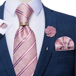 8cm Men Tie White Solid Necktie Men's Formal Wedding Party Ties Cufflinks Hanky Flower Brooch Set Men Gift Corbatas DiBanGu