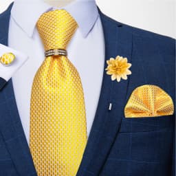 8cm Men Tie White Solid Necktie Men's Formal Wedding Party Ties Cufflinks Hanky Flower Brooch Set Men Gift Corbatas DiBanGu