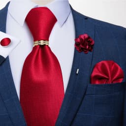 8cm Men Tie White Solid Necktie Men's Formal Wedding Party Ties Cufflinks Hanky Flower Brooch Set Men Gift Corbatas DiBanGu