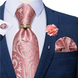 8cm Men Tie White Solid Necktie Men's Formal Wedding Party Ties Cufflinks Hanky Flower Brooch Set Men Gift Corbatas DiBanGu