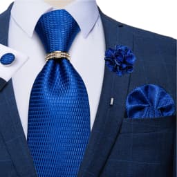 8cm Men Tie White Solid Necktie Men's Formal Wedding Party Ties Cufflinks Hanky Flower Brooch Set Men Gift Corbatas DiBanGu