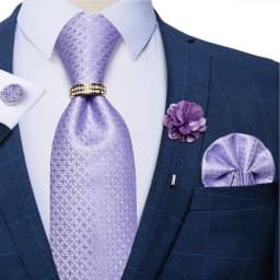 8cm Men Tie White Solid Necktie Men's Formal Wedding Party Ties Cufflinks Hanky Flower Brooch Set Men Gift Corbatas DiBanGu
