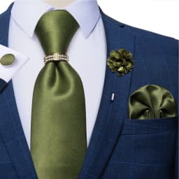8cm Men Tie White Solid Necktie Men's Formal Wedding Party Ties Cufflinks Hanky Flower Brooch Set Men Gift Corbatas DiBanGu