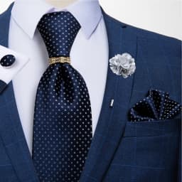 8cm Men Tie White Solid Necktie Men's Formal Wedding Party Ties Cufflinks Hanky Flower Brooch Set Men Gift Corbatas DiBanGu