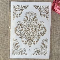 A4 29cm Vintage Diamond Totem DIY Layering Stencils Wall Painting Scrapbook Coloring Embossing Album Decorative Template