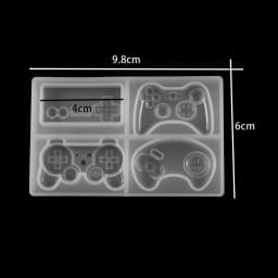 1pcs Video Game Controller Resin Molds Gamepad Game Controller Epoxy Mould Silicone Resin Mold For Diy Jewelry Making Findings
