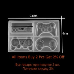 1pcs Video Game Controller Resin Molds Gamepad Game Controller Epoxy Mould Silicone Resin Mold For Diy Jewelry Making Findings