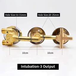 New Triple Handle Thermostatic Brass Shower Faucet Shower Room Auto Thermostatic Control Valve Mixer Tap 2/3/4/5 Way Diverter