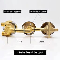 New Triple Handle Thermostatic Brass Shower Faucet Shower Room Auto Thermostatic Control Valve Mixer Tap 2/3/4/5 Way Diverter