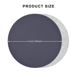 6inch Sanding Discs 150mm Waterproof Sandpaper Hook & Loop Sand Paper 320-10000 Grit Assorted for Wet/Dry Polishing 50pcs