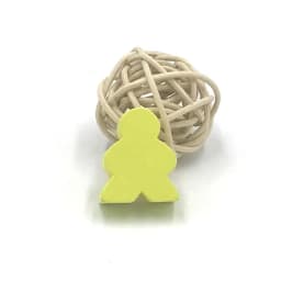 10PCS with 1 Wood Dice Big Wooden Humanoid Big Meeples Chess Pieces For Meeple Carcassonne Board Game Accessories 1.9*2.4*1CM
