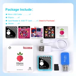 Completely Transparent Injection Molded Case DSpico Game Reader with RP2040 MCU For NDS NDSL DSi 3DS Console