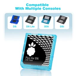 Completely Transparent Injection Molded Case DSpico Game Reader with RP2040 MCU For NDS NDSL DSi 3DS Console