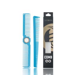 2Pcs NEW Professional Barber Dual Spining Comb Wide and Fine Tooth Cutting Comb Taper Comb for Salon Hairdressing Accessories