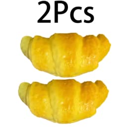 Croissant Squishy Toy Squeeze Toy Slow Rebound Stress Relief Soft Squeeze Anti-Anxiety Toy For Students Office Workers