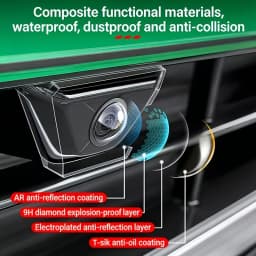2PCS Car Camera Lens Protector Rear View Backup Camera Cover 360° Camera Protection Anti Scratch Waterproof Dust-proof