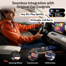 Ottocast Mini Core Wireless CarPlay Adapter Android Auto Adapter Wired to Wireless Dongle Fast Auto Reconnect Plug and Play NEW